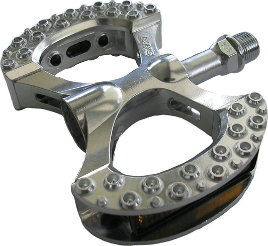 MKS Lambda Pedals - Platform Aluminum 9/16" Silver