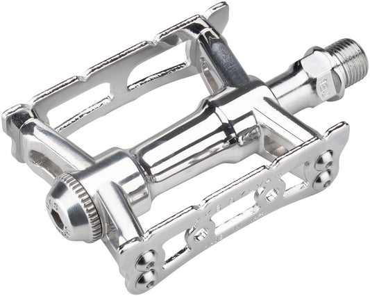 MKS Sylvan Track Next Pedals - Platform Aluminum 9/16" Silver