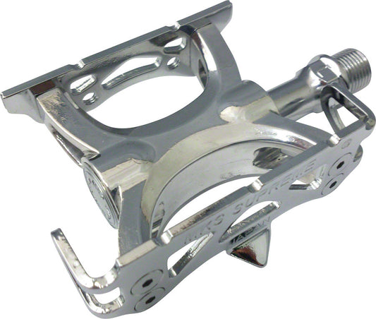 MKS Supreme Keirin Track Pedals - Aluminum 9/16" Silver