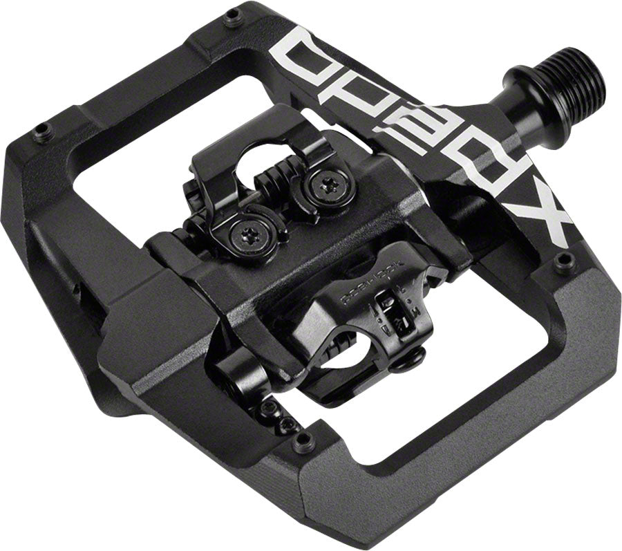 Xpedo GFX Pedals - Dual Sided Clipless with Platform Aluminum 9/16" Black