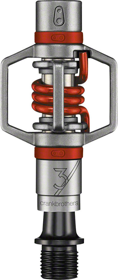 Crankbrothers Egg Beater 3 Pedals - Dual Sided Clipless 9/16" Red