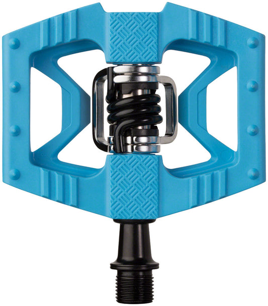 Crankbrothers Double Shot 1 Pedals - Dual Sided Clipless Platform Composite 9/16" Blue