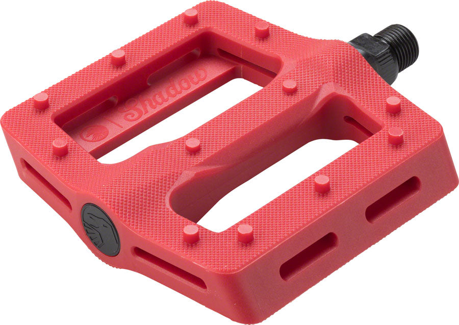The Shadow Conspiracy Surface Pedals - Platform Plastic 9/16" Crimson Red