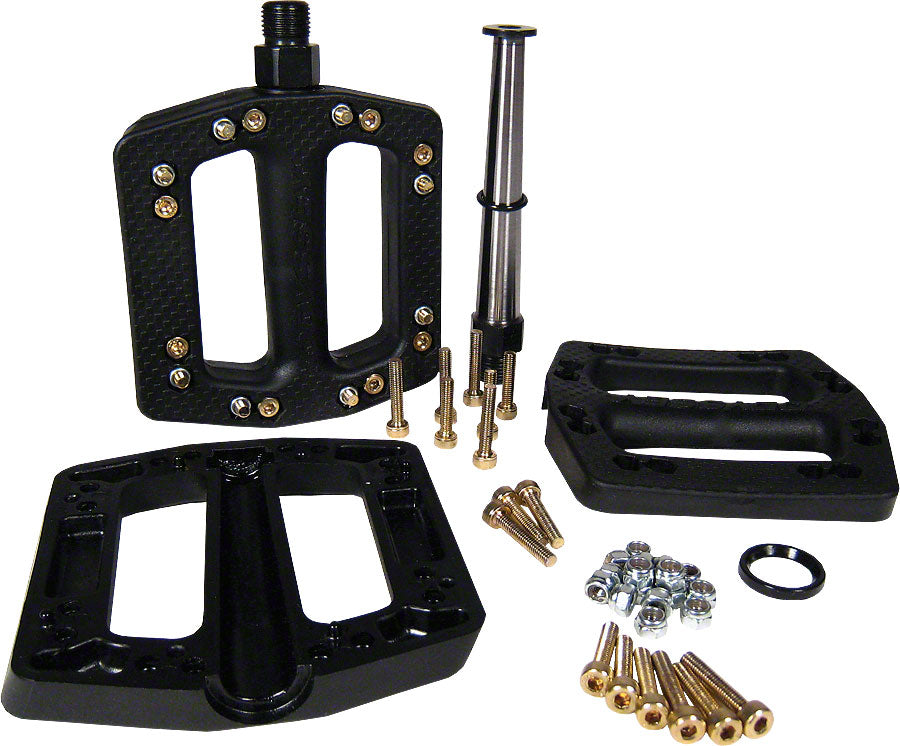 Odyssey JC PC Pedals - Platform Composity/Plastic 9/16" Black