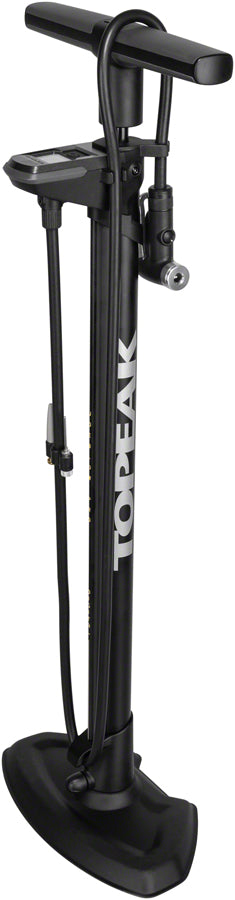 Topeak JoeBlow Pro Digital Floor Pump - 200psi / 13.8bar Digital Gauge SmartHead DX3 Air Release Button BLK/YLW