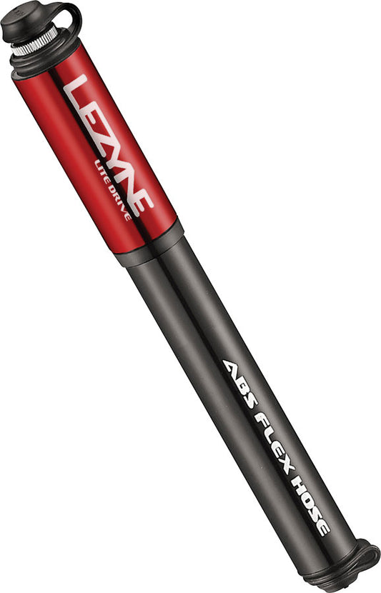 Lezyne Lite Drive Frame Pump: Small Gloss Red