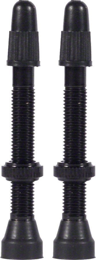 WTB Aluminum TCS Tubeless Valves: 34mm Black Pair