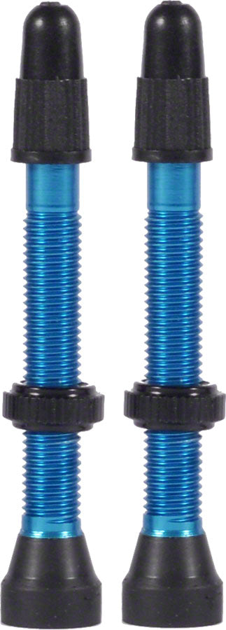 WTB Aluminum TCS Tubeless Valves: 34mm Blue Pair