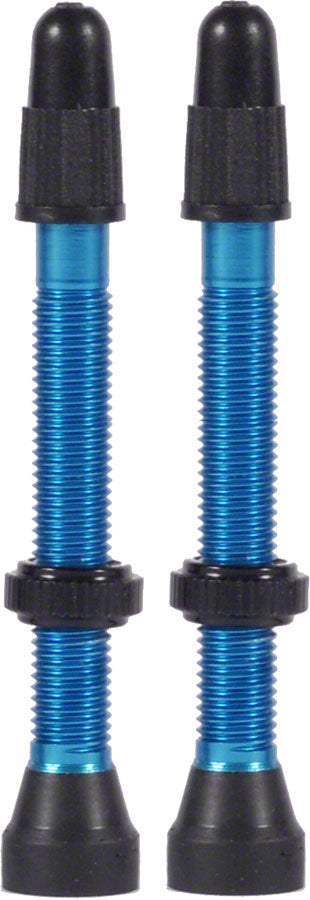 WTB Aluminum TCS Tubeless Valves: 46mm Blue Pair