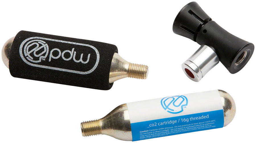Portland Design Works -Its a CO2 Inflator- CO2 Inflator Includes Sleeve 2 - 16g CO2 Cartridges
