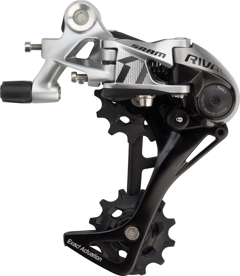 SRAM Rival 1 Rear Derailleur - 11 Speed Long Cage Black/Silver