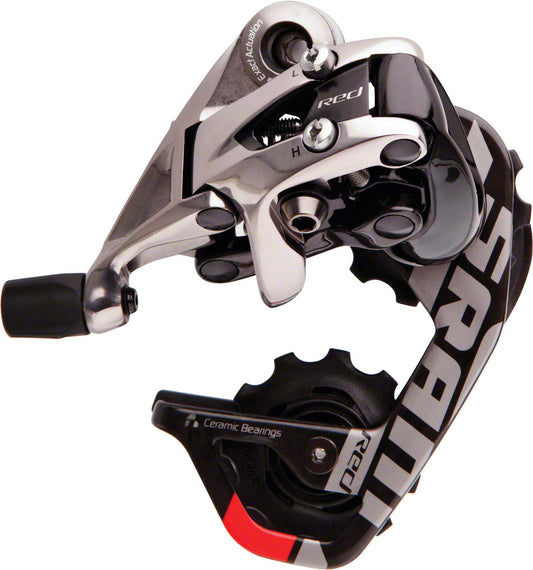 SRAM Red Rear Derailleur - 10 Speed Short Cage Black/Silver