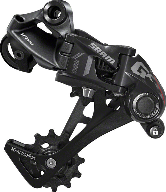 SRAM GX Rear Derailleur - 11 Speed Long Cage Red 1x With Clutch