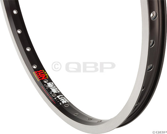 Sun Ringle Rhyno Lite Rim - 20" Black/Silver 36H Clincher Schraeder