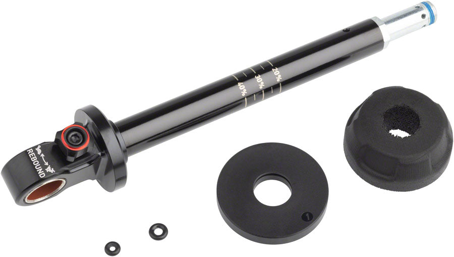 RockShox Rear Shock Damper Shaft Assembly - Super Deluxe Coil Standard Shaft Eyelet 72.5mm A1-A2