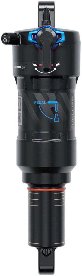 RockShox Deluxe Ultimate RCT Rear Shock - 210 x 50mm LinearAir 2 Tokens Reb/Low Comp 380lb L/O Force Standard C1