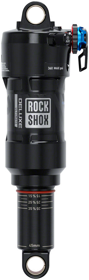 RockShox Deluxe Ultimate RCT Rear Shock - 210 x 52.5mm LinearAir 2 Tokens Reb/Low Comp 380lb L/O Force Standard C1