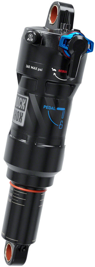 RockShox Deluxe Ultimate RCT Rear Shock - 190 x 45mm LinearAir 2 Tokens Reb/Low Comp 380lb L/O Force Standard C1