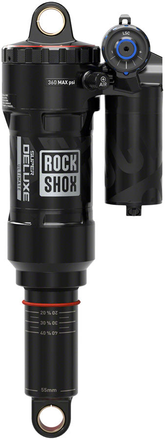 RockShox Super Deluxe Ultimate RC2T Rear Shock - 230 x 60mm Linear Reb/LComp 320lb L/O Std C1 Santa Cruz Bronson 4/Roubion 4 2022+