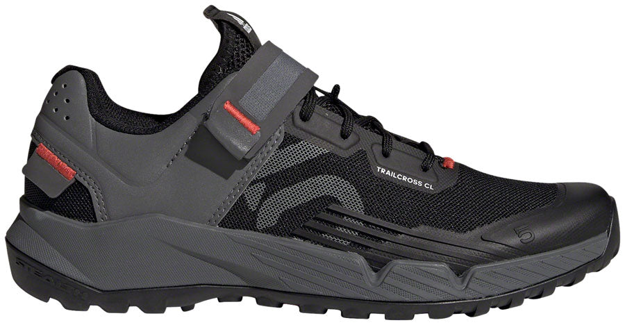Five Ten Trailcross Mountain Clipless Shoes - Womens Core BLK/Gray Three/Red 8.5
