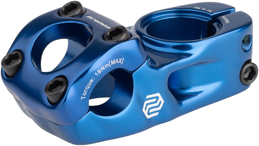 Promax Impact BMX Stem - 53mm Top Load Blue