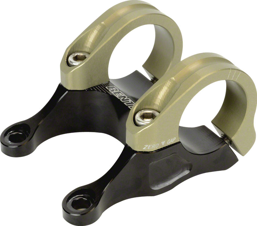 Renthal Integra 35 Stem - 45mm 35 Clamp +/-0 1 1/8" Aluminum Black/Gold