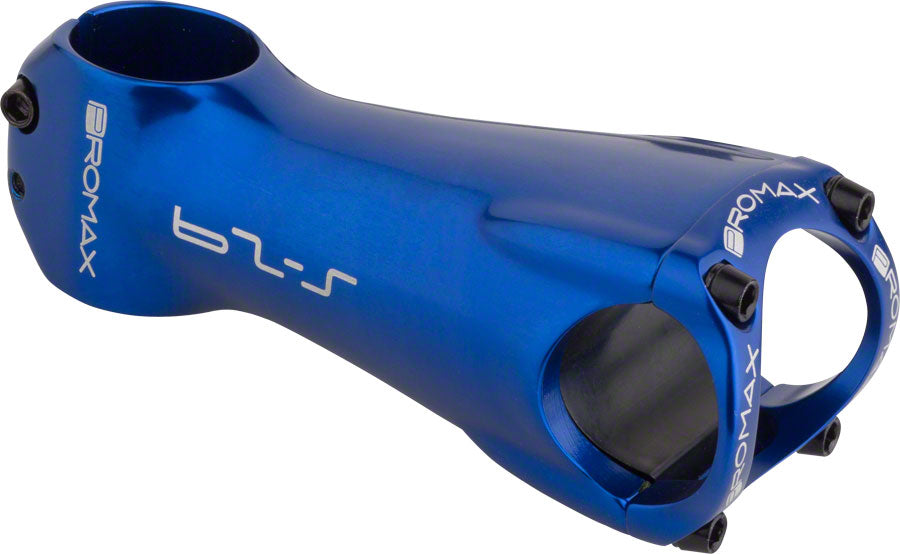 Promax S-29 Stem - 100mm 31.8 Clamp +/-0 1 1/8" Aluminum Blue