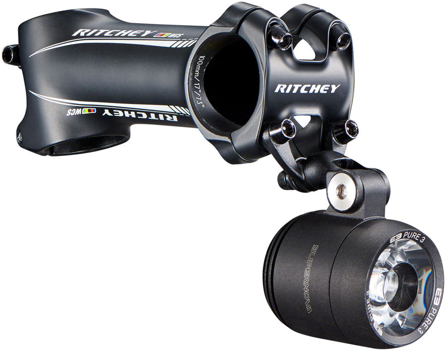 Ritchey Universal Stem Face Plate Accessory Mount: Supernova Black