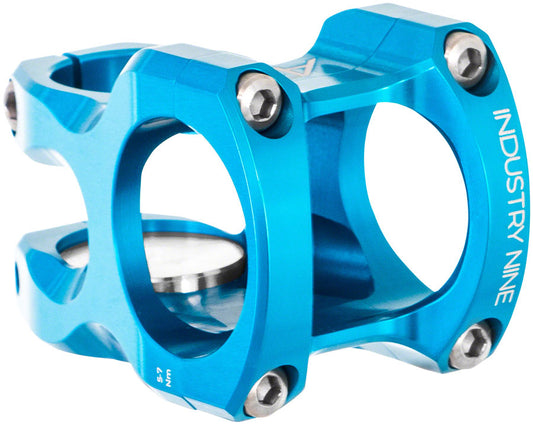 Industry Nine A35 Stem - 40mm 35 Clamp +/-8 1 1/8" Aluminum Turquoise