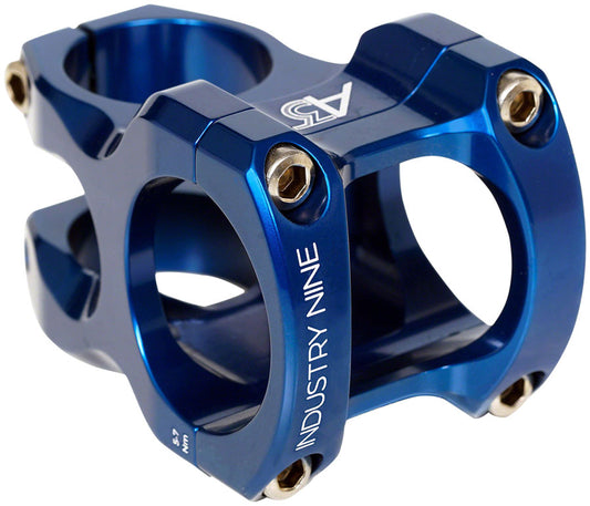 Industry Nine A35 Stem - 40mm 35mm Clamp +/-6 1 1/8" Aluminum Blue