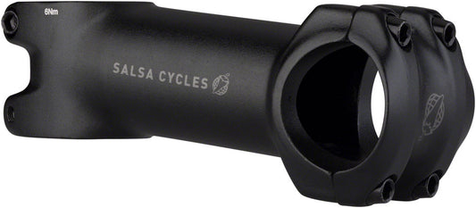 Salsa Guide Stem - 90mm 31.8 Clamp +/-6 1 1/8" Aluminum Black