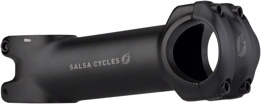 Salsa Guide Stem - 100mm 31.8 Clamp +/-6 1 1/8" Aluminum Black