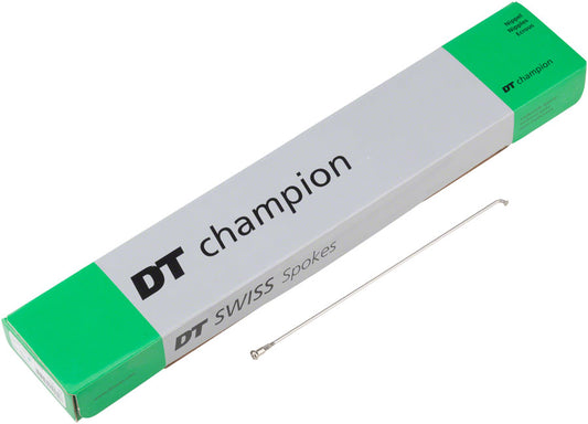 DT Swiss Champion Spoke: 2.0mm 308mm J-bend Silver Box of 100