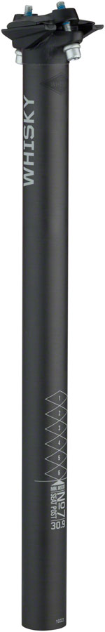 WHISKY No.7 Carbon Seatpost - 30.9 x 400mm 0mm Offset Matte Carbon