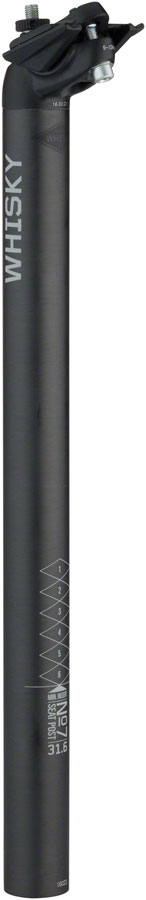 WHISKY No.7 Carbon Seatpost - 31.6 x 400mm 18mm Offset Matte Carbon