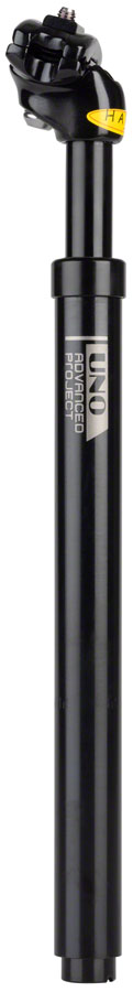 Kalloy Uno Comfort Sus Seatpost 27.2 x 350mm Black