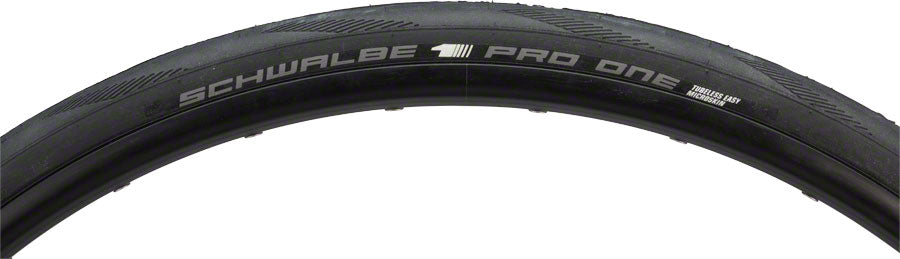 Schwalbe Pro One Tire - 700 x 28 Tubeless Folding BLK Evolution Line Addix Race