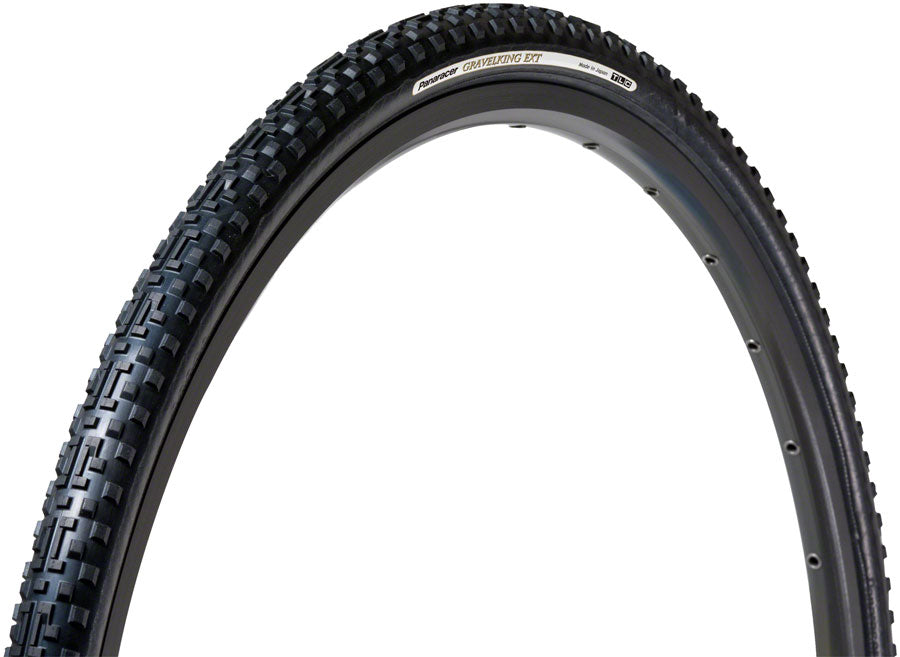 Panaracer GravelKing EXT Plus Tire - 700 x 33 Tubeless Folding BLK/BLK ProTite Protection