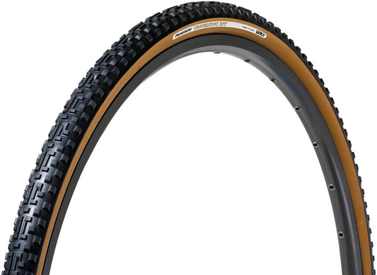 Panaracer GravelKing EXT Plus Tire - 700 x 35 Tubeless Folding BLK/Brown ProTite Protection