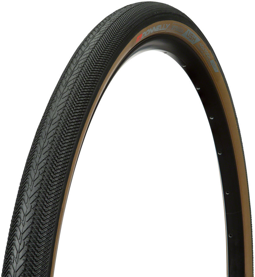 Donnelly Sports Strada USH Tire - 700 x 40 Tubeless Folding Black/Tan