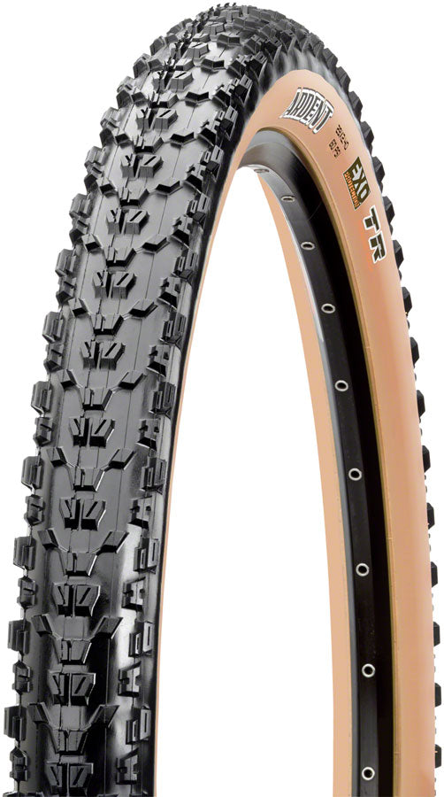 Maxxis Ardent Tire - 27.5 x 2.25 Tubeless Folding Black/Dark Tan Dual EXO