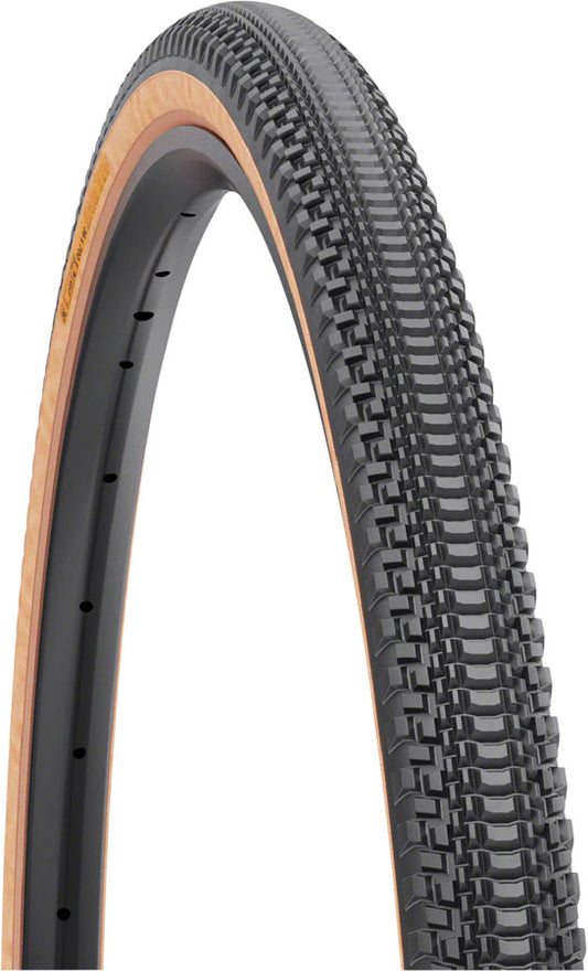 WTB Vulpine Tire - 700 x 36 TCS Tubeless Folding BLK/Tan Light/Fast Rolling Dual DNA