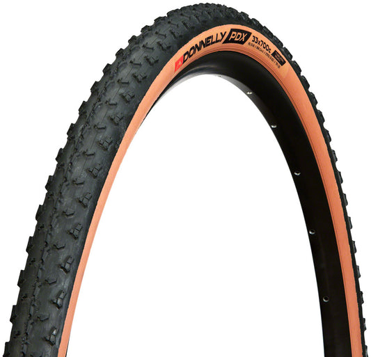 Donnelly Sports PDX Tire - 700 x 33 Tubeless Folding Black/Tan