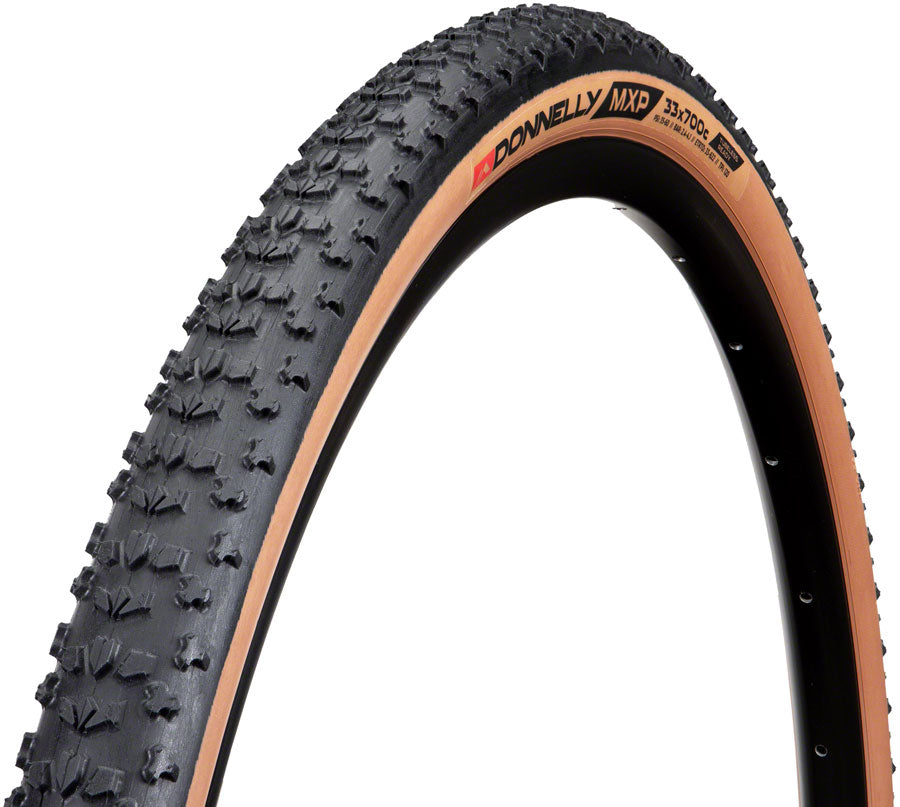 Donnelly Sports MXP Tire - 700 x 33 Tubeless Folding Black/Tan