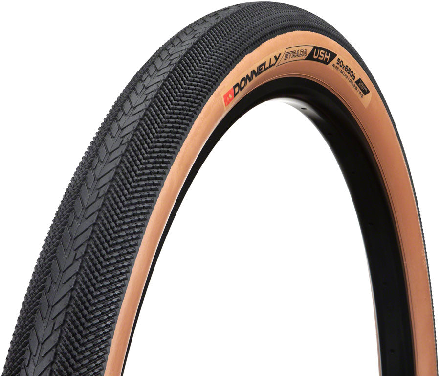 Donnelly Sports Strada USH Tire - 650b x 50 Tubeless Folding Black/Tan