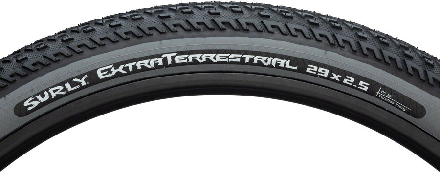 Surly ExtraTerrestrial Tire - 29 x 2.5 Tubeless Folding Black/Slate 60tpi