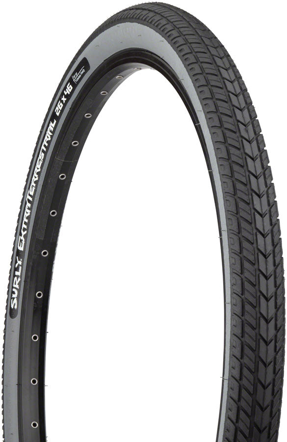 Surly ExtraTerrestrial Tire - 26 x 46c Tubeless Folding Black/Slate 60tpi