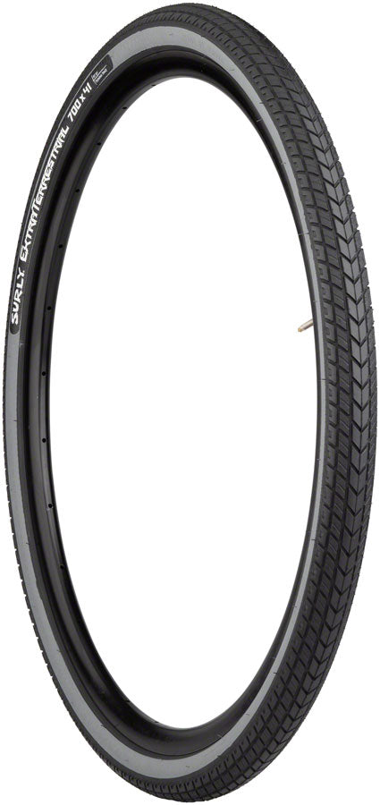 Surly ExtraTerrestrial Tire - 700 x 41 Tubeless Folding Black/Slate 60tpi