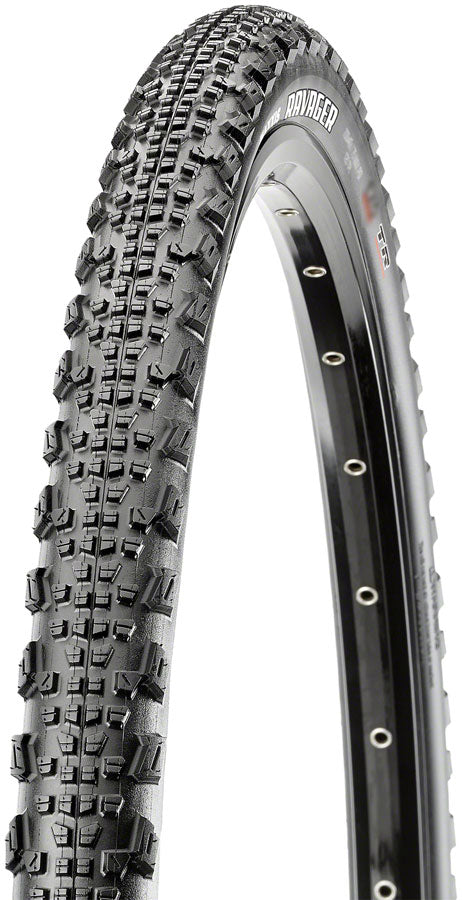 Maxxis Ravager Tire - 700 x 40 Tubeless Folding Black Dual SilkShield