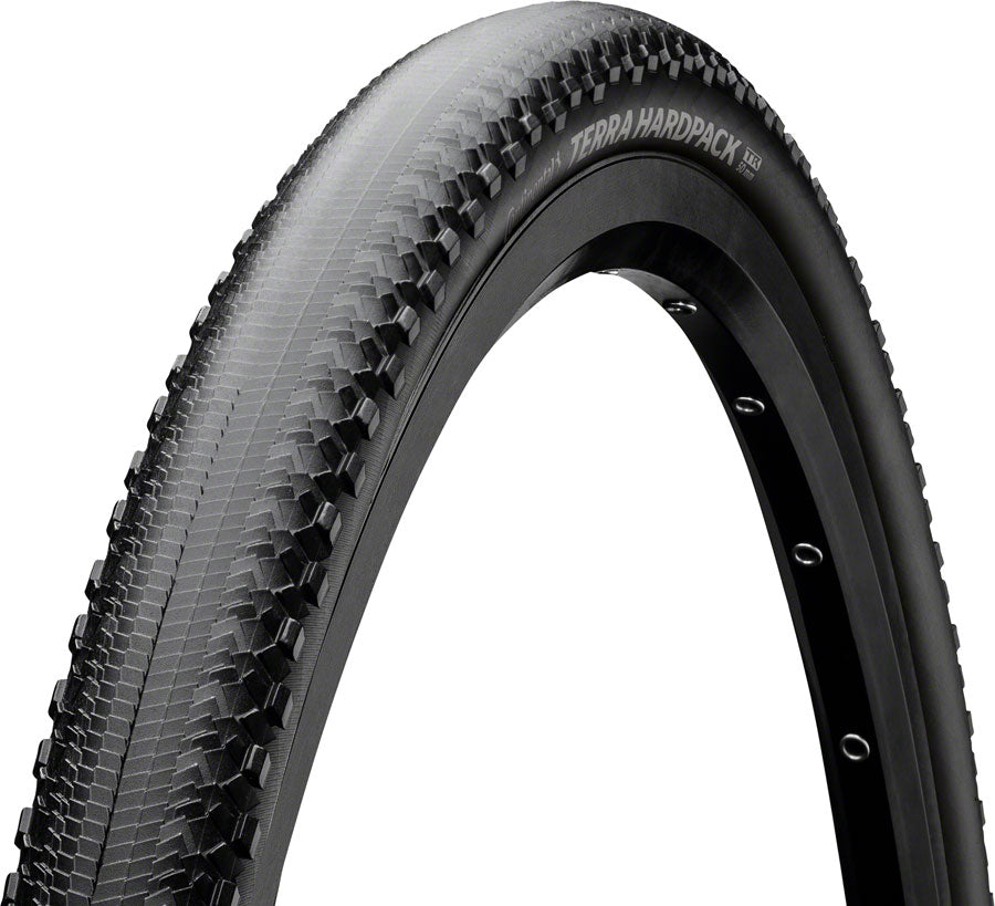 Continental Terra Hardpack Tire - 700 x 50 Tubeless Folding BLK PureGrip ShieldWall System